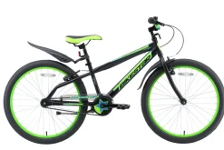 BikeStar Urban Jungle Kinderfiets 24 Inch Zwart^ Kinderfietsen