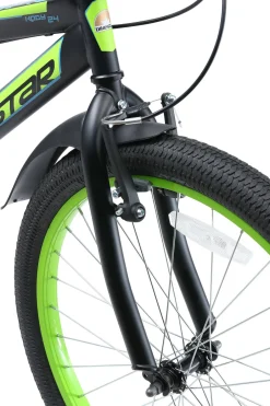 BikeStar Urban Jungle Kinderfiets 24 Inch Zwart^ Kinderfietsen