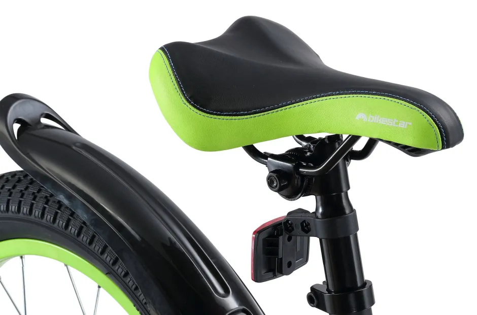 BikeStar Urban Jungle Kinderfiets 16 Inch Zwart /Groen^ Kinderfietsen