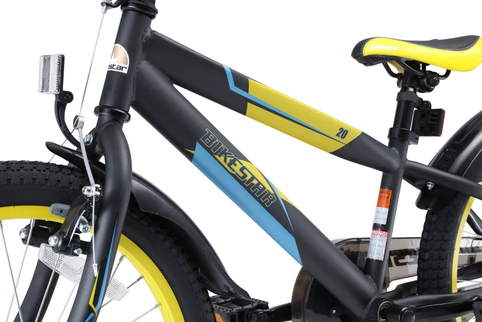 BikeStar Urban Jungle Kinderfiets 20 Inch Zwart^ Kinderfietsen