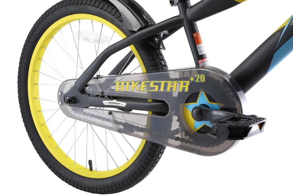 BikeStar Urban Jungle Kinderfiets 20 Inch Zwart^ Kinderfietsen