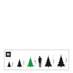 Black Box Trees Verlichte Kerstboom Millington (H185 X O109 Cm) Discount
