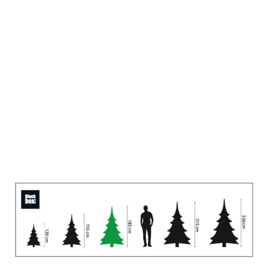 Black Box Trees Verlichte Kerstboom Millington (H185 X O109 Cm) Discount