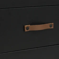 Bopita Bureau Floris Mat Zwart/Naturel Outlet