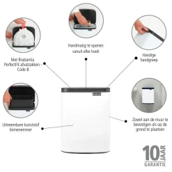 Brabantia Bo Afvalemmer (7L) Outlet