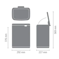 Brabantia Bo Afvalemmer (12L) New