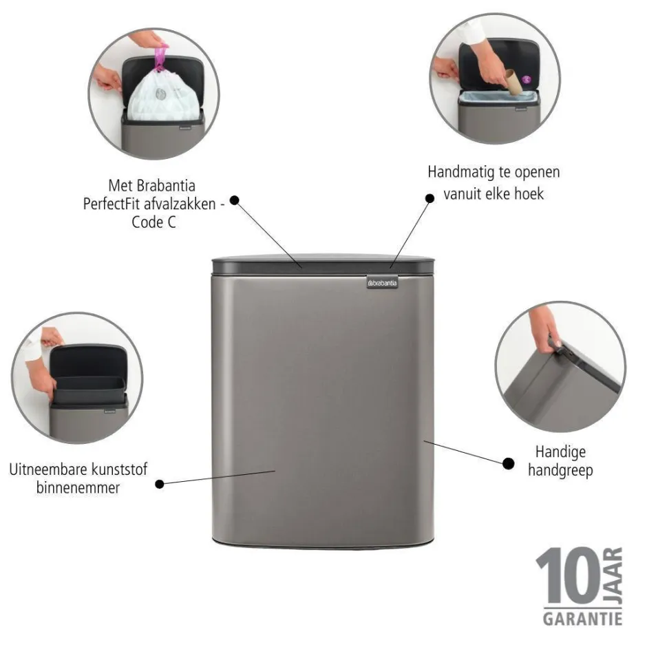 Brabantia Bo Afvalemmer (12L) New