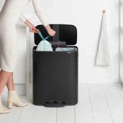 Brabantia Bo Prullenbak (2X30L) (Afvalscheiding) Discount