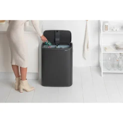 Brabantia Bo Touch Bin Prullenbak (2X30L) (Afvalscheiding) Clearance