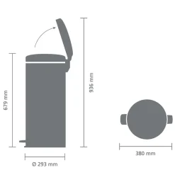 Brabantia Newicon Pedaalemmer (30L) Discount