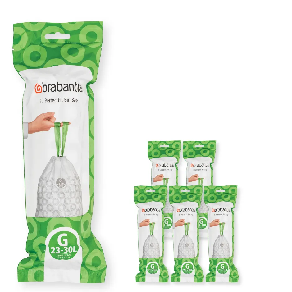 Brabantia Perfectfit Afvalzak (23-30L) (6 X 20 Zakken) Discount
