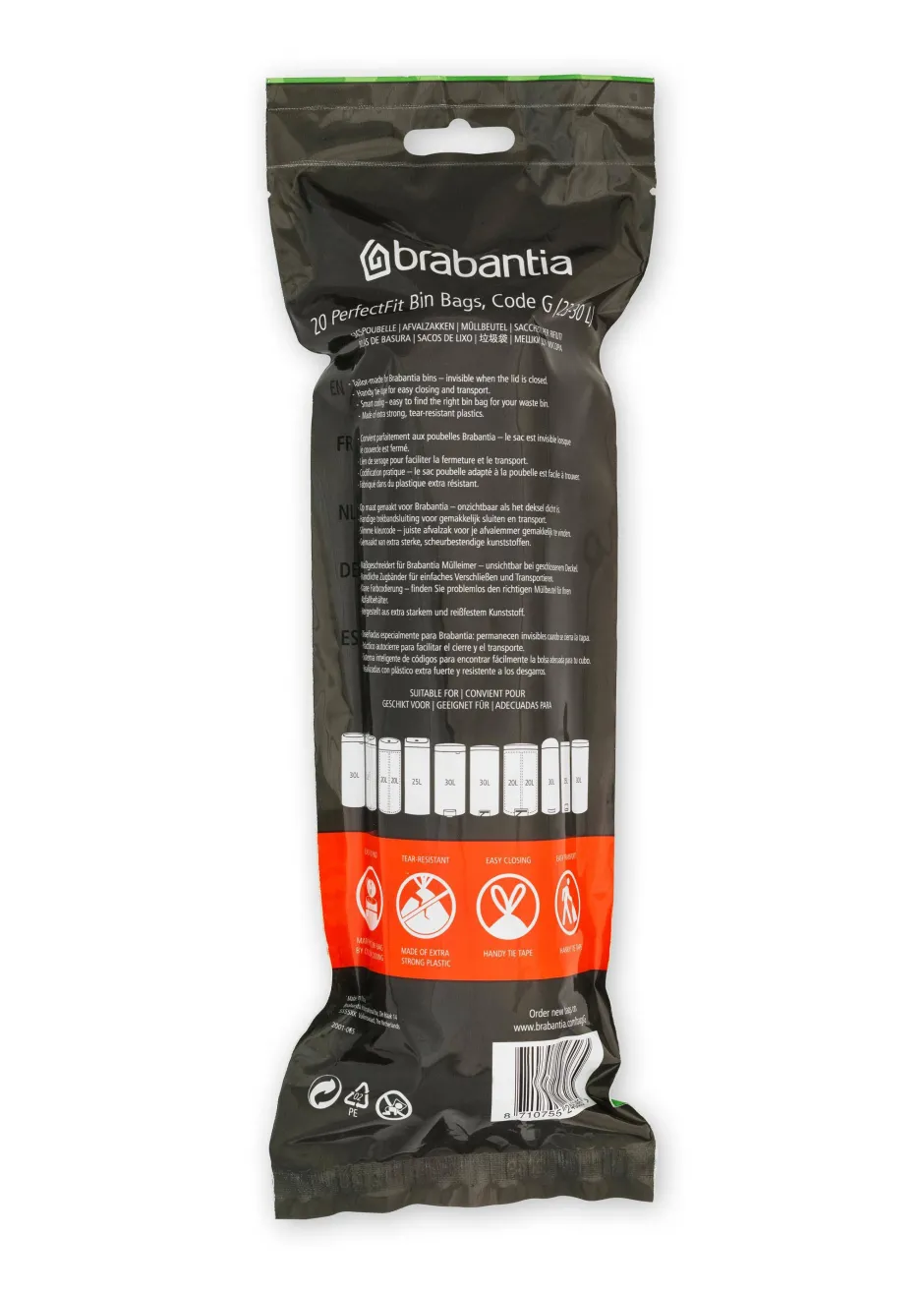 Brabantia Perfectfit Afvalzak (23-30L) (6 X 20 Zakken) Discount