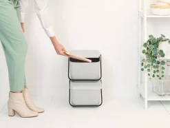 Brabantia Sort & Go Stapelbaar Stapelbare Afvalemmer (20L) Discount