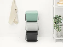 Brabantia Sort & Go Stapelbaar Stapelbare Afvalemmer (20L) Discount