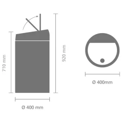 Brabantia Touch Bin Prullenbak (60L) Hot