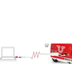 Brio Houten Oplaadbare Rode Passagierstrein Met Usb Kabel - 33746^ Houten Speelgoed