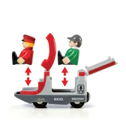 Brio Houten Rode Passagierstrein - 33505^ Houten Speelgoed