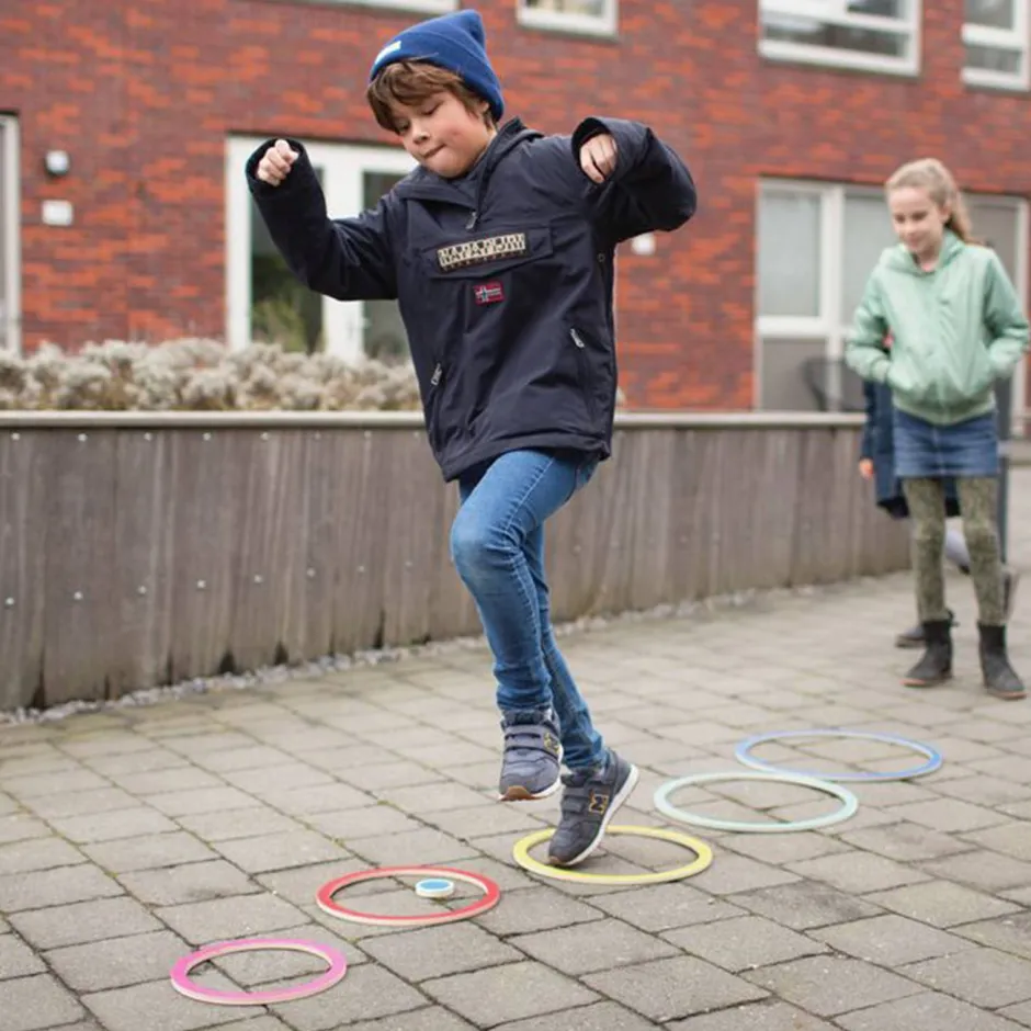 BS Toys 5 Hoepelspellen^ Houten Speelgoed