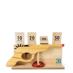 BS Toys Ga202 Elastieken Pistool^ Houten Speelgoed