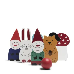 BS Toys Kabouter Bowling^ Houten Speelgoed