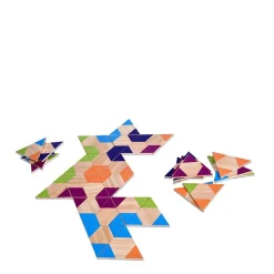 BS Toys Triangle Dominoes^ Houten Speelgoed