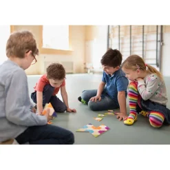 BS Toys Triangle Dominoes^ Houten Speelgoed