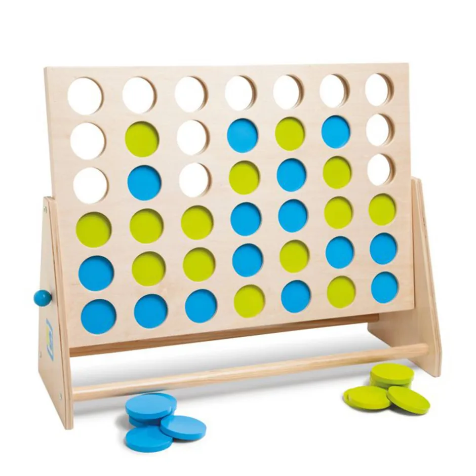 BS Toys Vier Bij Elkaar^ Houten Speelgoed