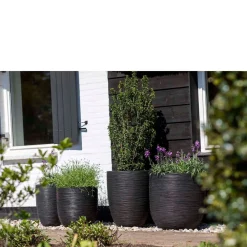 Capi Bloempot Nature Rib (O46X58 Cm)^ Bloempotten