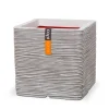 Capi Bloempot Nature Rib (40X40X40 Cm)^ Bloempotten