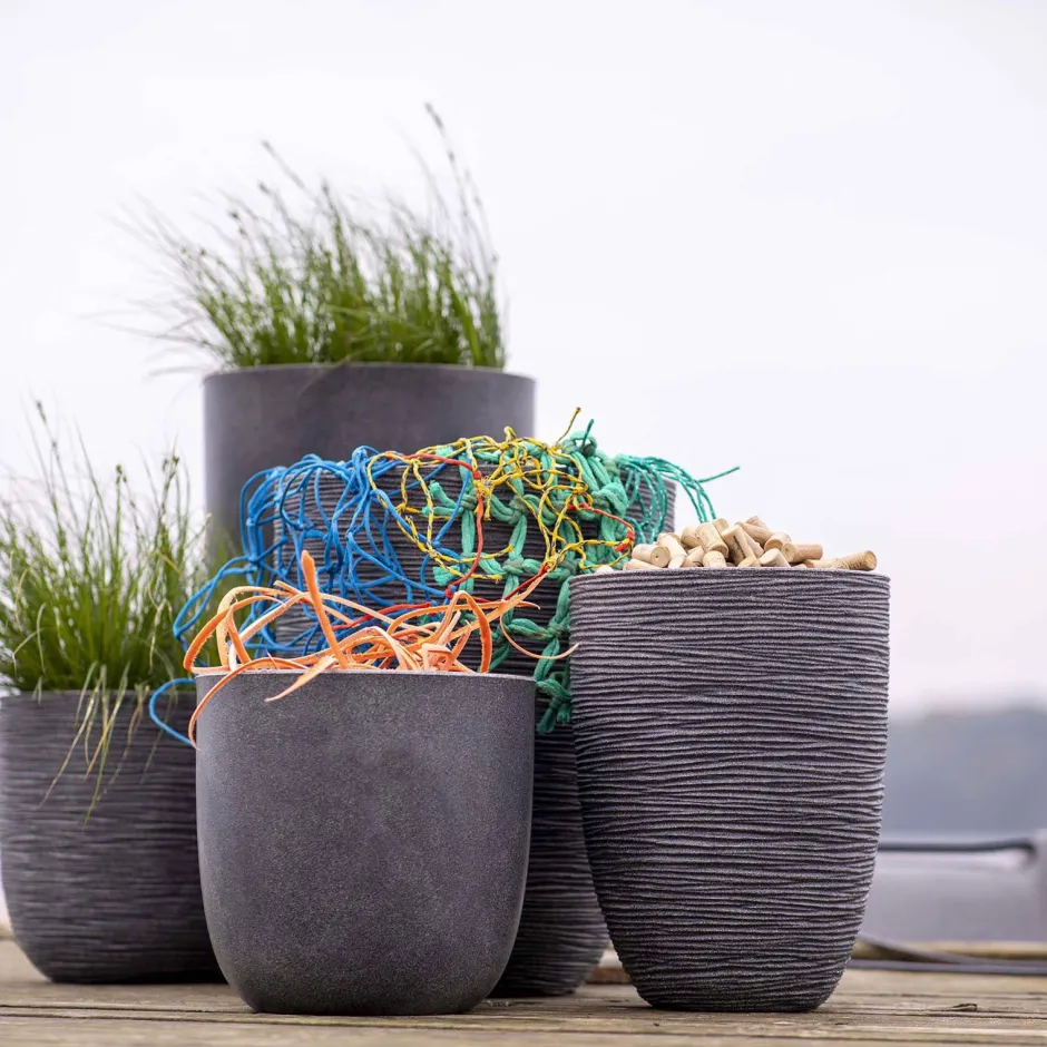 Capi Bloempot Waste Rib (O43X41 Cm)^ Bloempotten