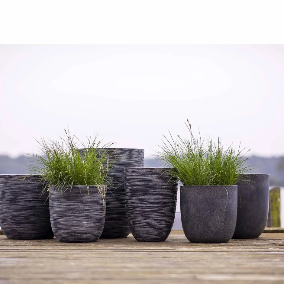 Capi Bloempot Waste Rib (O43X41 Cm)^ Bloempotten