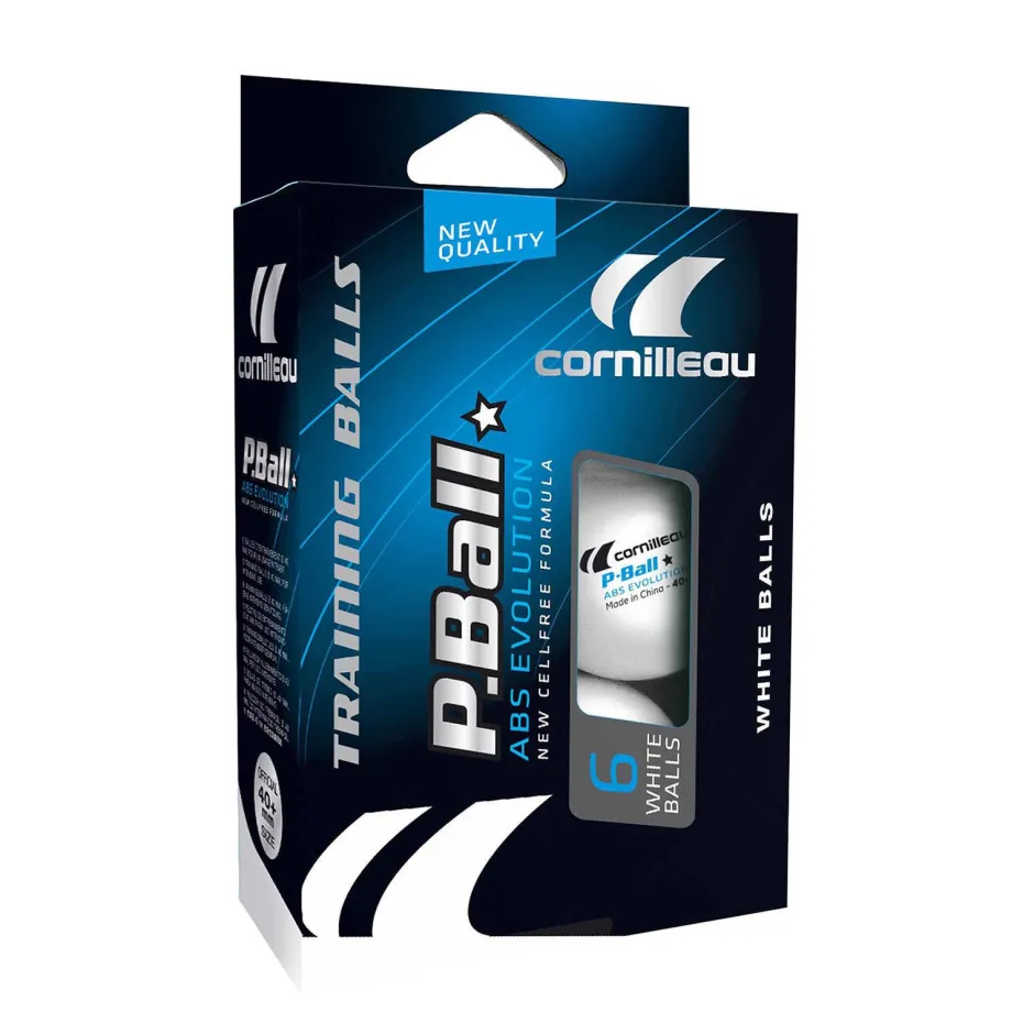 Cornilleau Abs Evolution Tafeltennisballen 6 Stuks^ Speltafels
