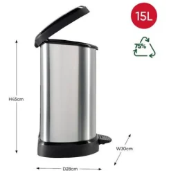 Curver Decobin Ovaal (15L) New