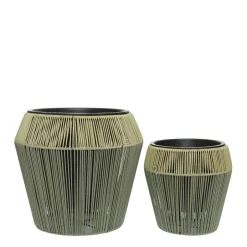 Decoris Bloempotten Ruby Set Van 2 (O42 En O28 Cm)^ Bloempotten