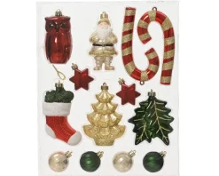 Decoris Kersthanger Mixbox (Set Van 13) Hot
