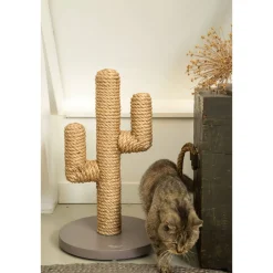 Designed by Lotte Cactus - Krabpaal -Taupe - 35X35X60Cm Sale