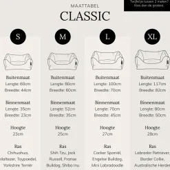 District 70 Classic Hondenmand - Charcoal Grey - M - 80 X 60 Cm New