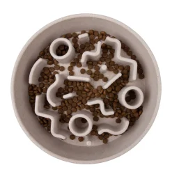 District 70 Hondenvoerbak Bamboo Dog Slow Feeder - O 21 Cm - Merengue Outlet