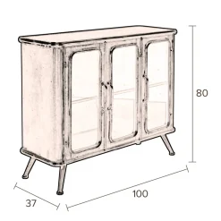 Dutchbone Dressoir Denza Hot