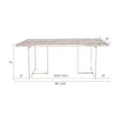 Dutchbone Eetkamertafel (180X90 Cm) Class Discount