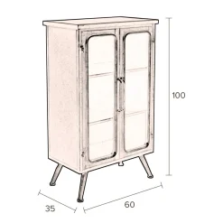 Dutchbone Vitrinekast Denza Online