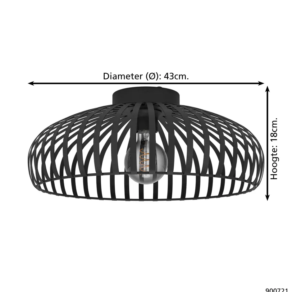 EGLO Plafondlamp Mogano 3 Hot