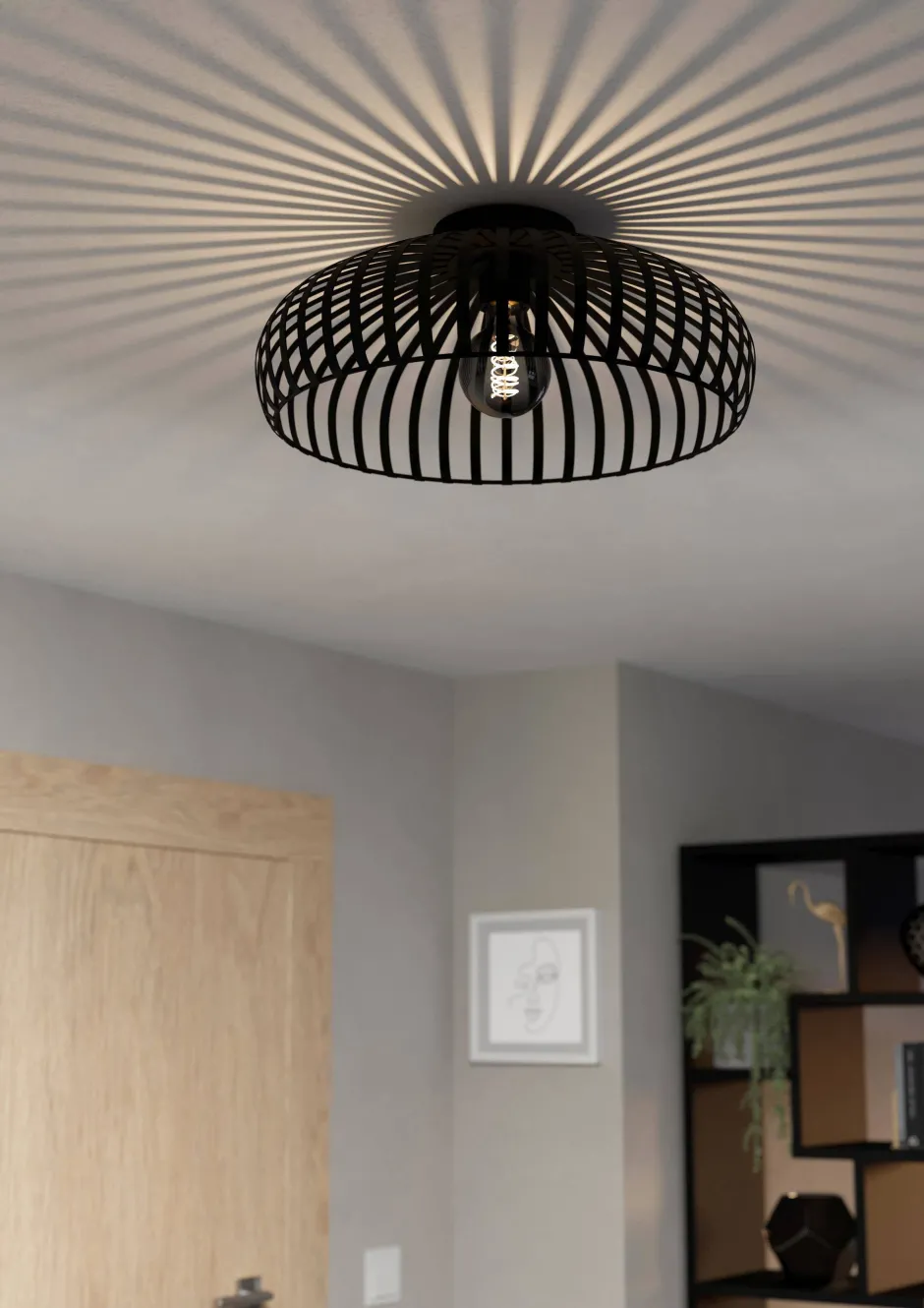 EGLO Plafondlamp Mogano 3 Hot