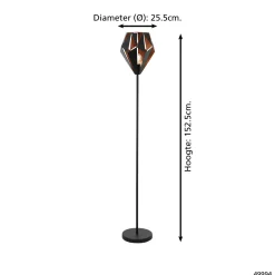 EGLO Vloerlamp Carlton 1 New