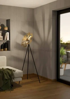 EGLO Vloerlamp Castanuelo Goud Online