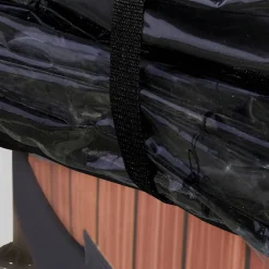 EXIT Frame Pool O360X76Cm Houtbruin Met Overkapping^ Zwembaden