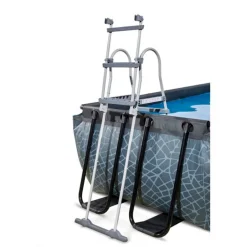 EXIT Frame Pool 4X2X1M Grijs^ Zwembaden