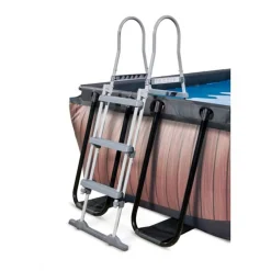 EXIT Frame Pool 5.4X2.5X1M Premium Houtbruin^ Zwembaden