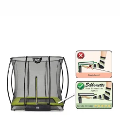 EXIT Silhouette Ground Trampoline 214X153 Cm^ Trampolines