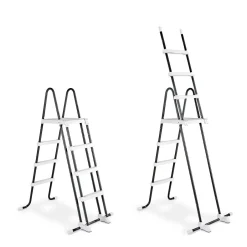 EXIT Stone Zwembad O360X122Cm Met Filterpomp Grijs^ Zwembaden